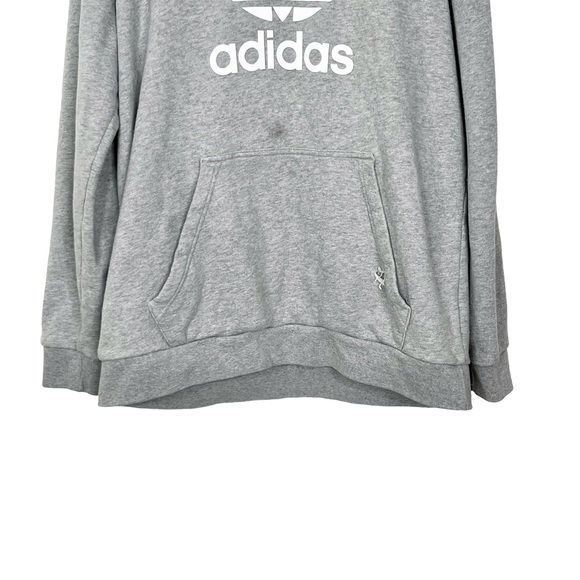 Adidas Adicolor Classic Trefoil Hoodie Sweatshirt - Picture 6 of 11